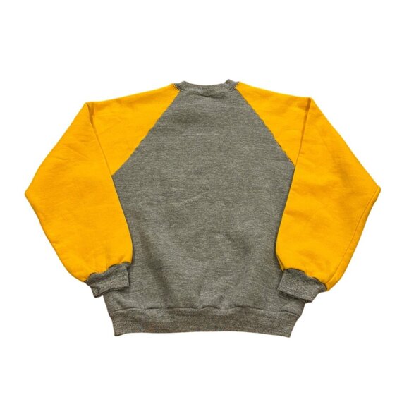 Vintage 80's Harvard University Raglan Sweatshirt Gray Made in USA Men's Medium - Picture 2 of 7